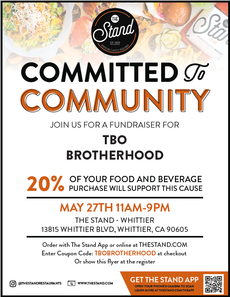 Brotherhood Dineout The Stand May 2026