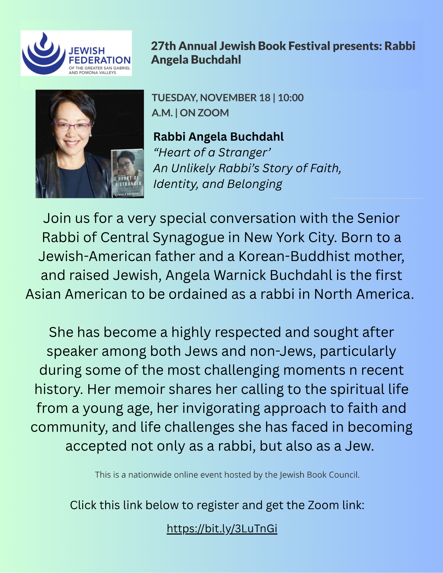 Rabbi Angela Buchdahl_Book Fair